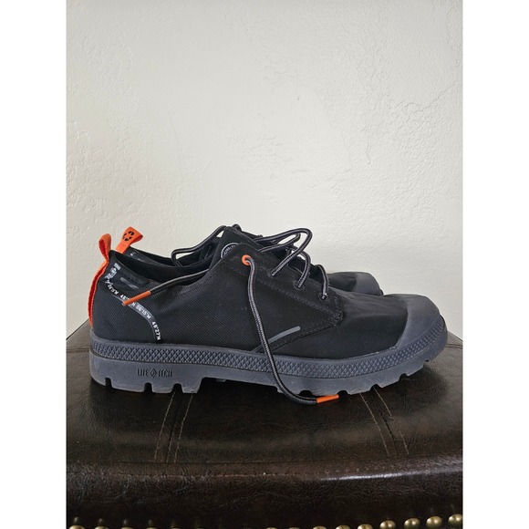 Palladium + Finisterre Pallafin Black Hiking Weatherproof Low Sneakers sz 11 - Picture 5 of 9
